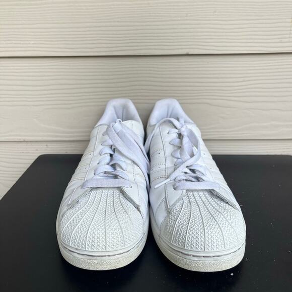 Adidas Men\'s White Superstar 2 Classic Shoes Sneakers Size 12 Style G17071 main image 9